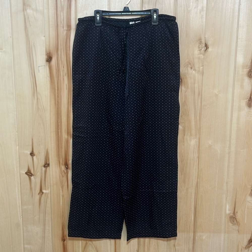 Victoria Secret Black Silky Sleep Pants Size M